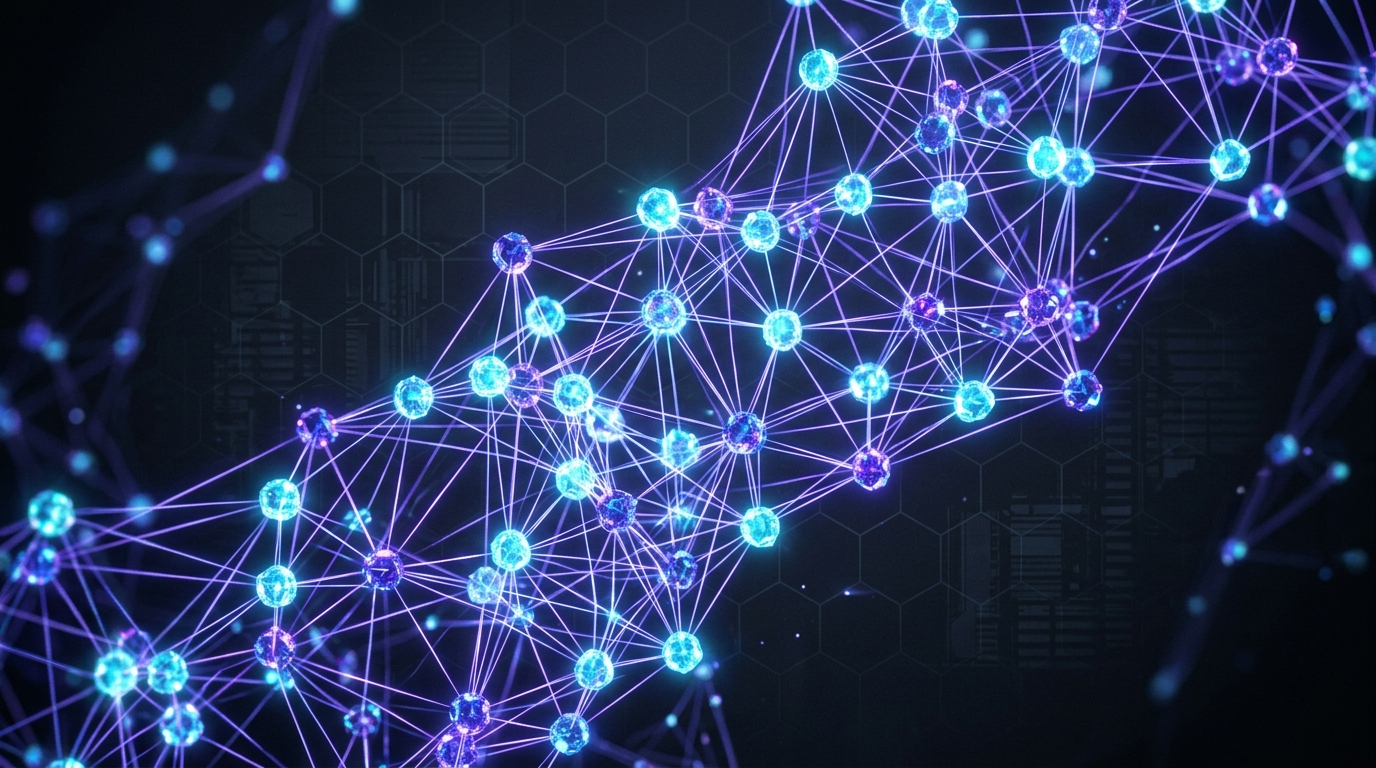Autonomous Materials Discovery Crystalline Lattice Render